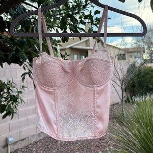 Pink corset top